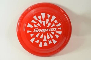 Vintage Snap-on Branded Flying Discs (Frisbee) Red w/ White Logos - Foto 1 di 4