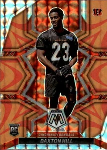 2022 Panini Mosaic Daxton Hill #378 Mosaic Reactive Orange Cincinnati 14L - Picture 1 of 2