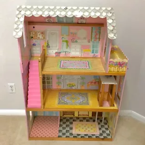 KidKraft Doll House with Elevator And Stair - Pink - Used, See Pics - Picture 1 of 13