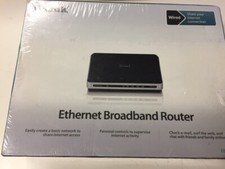 D-Link EBR-2310 4-PORT Ethernet Wired Broadband Router 10/100Mbps LAN 4 Ports