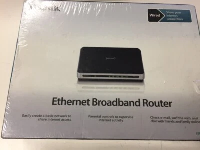 D-Link EBR-2310 4-PORT Ethernet Wired Broadband Router 10/100Mbps LAN 4 Ports - Image 1 of 3