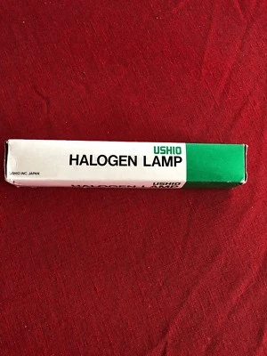 USHIO 120V 500W Tungsten Halogen Lamp New Old Stock - Image 1 of 4