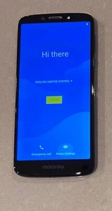 Used Motorola G6 Play XT1922-9 Unlocked AT&T 16GB Deep Indigo - Picture 1 of 2