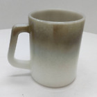 Vintage Federal Glass Company Mesa Moss Brown Milk Glass Coffee Cup