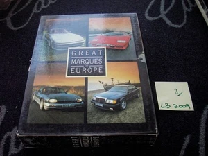 #2009L3 GREAT MARQUES OF EUROPE WOOD CAR BOOK - Picture 1 of 1