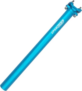 Bike Seatpost Aluminum Alloy Adjustable Seat Post 400Mm Length Diameter 25.4/27. - Picture 1 of 12