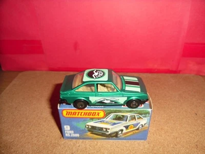 Matchbox 75 Superfast #9-Ford Escort RS2000, como nuevo en caja 'K' como nuevo, nuevo en stock, 1979. Foto 1 de 4