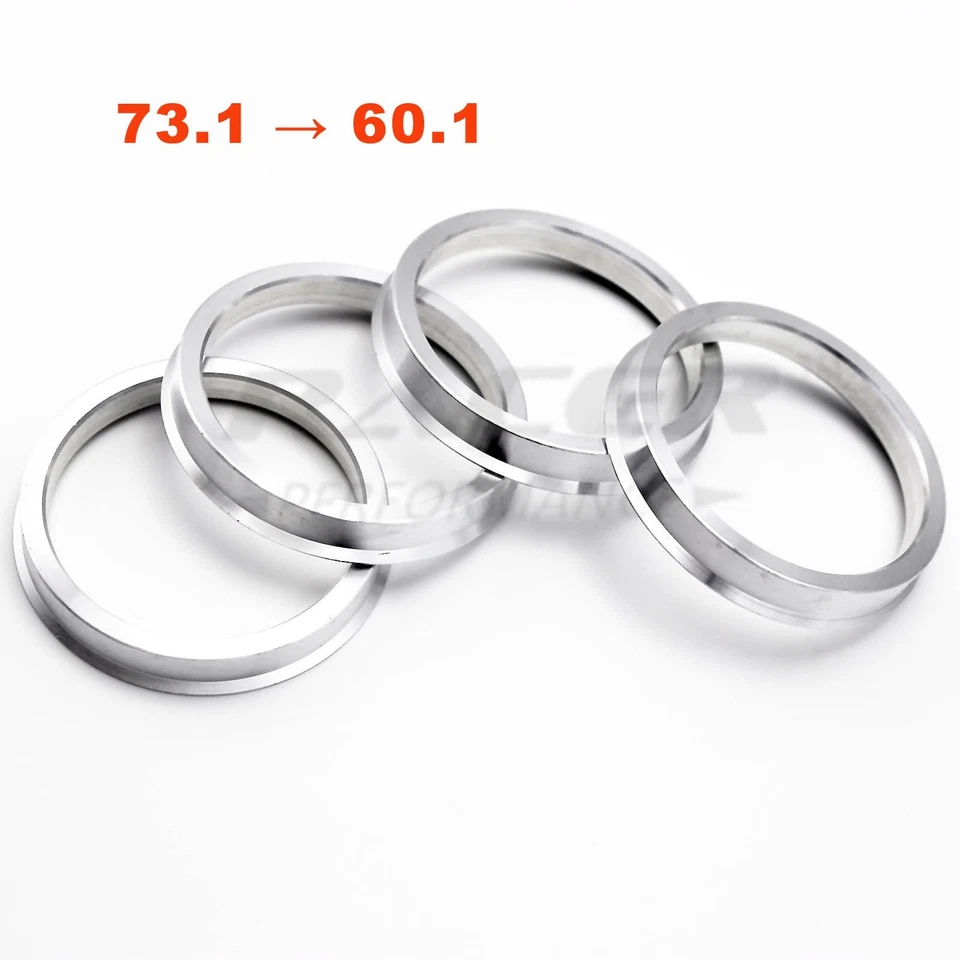 73.1mm to 60.1mm Hub Centric Rings Aluminum for Lexus Toyota Camry ES350 RX350 4 Foto 1 de 4