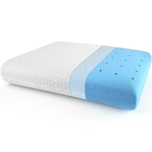 Memory Foam Pillows, Standard Pillow with Washable Cover, Back & Side Sleeper... - Picture 1 of 9