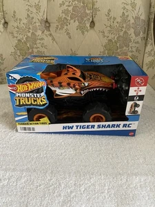 HOT WHEELS MONSTER TRUCK RC 1:24 Radio Control TIGER SHARK , 2.4 - Picture 1 of 6