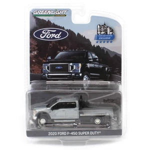 RAW CHASE 1/64 Ford 2020 F-450 XLT Super Duty Dually Flatbed Exclusive 51395-A - Picture 1 of 1