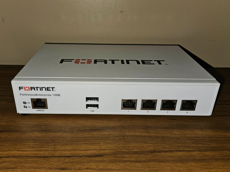 Fortinet Fortivoice Enterprise 100e VOIP FVE-100E - Power Supply Included - Image 1 of 3