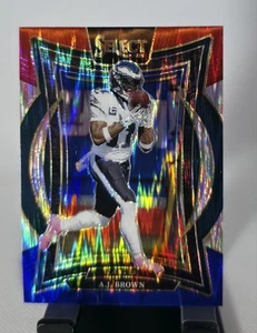 AJ Brown 2024 Select Fútbol Rojo Blanco Azul Shock Prizm No. 2 - Imagen 1 de 2