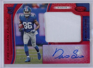 2019 Certified Freshman Fabric Signatures Red /199 #239 Darius Slayton - MINT - Bild 1 von 2