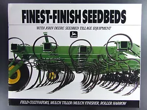 Equipo de labranza John Deere 1990 folleto de implementos agrícolas - Imagen 1 de 2
