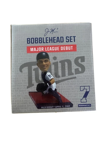 Minnesota Twins Joe Mauer MLB Debut Bobblehead SGA Cover