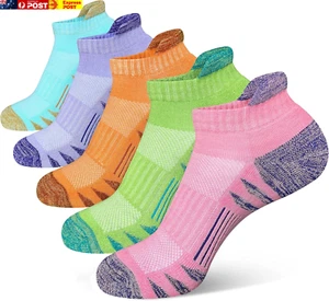 Womens Ankle Anti-Blister Thick Cushioned Wicking Odor Resist Athletic Running S - Picture 1 of 7
