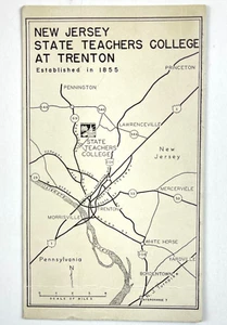 Vintage New Jersey State Teachers College at Trenton Tintenlöscher - Bild 1 von 2