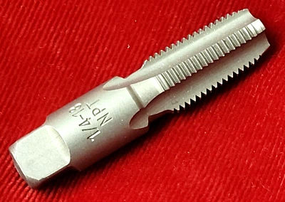 1/4 -18 NPT Irwin 1903 ZR / 8303 Taper Pipe Tap Cutting Cleaning Carbon Steel