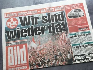 BILDzeitung 20.05.1997 Mai - 1. FC Kaiserslautern Aufstieg 1. Bundesliga - Picture 1 of 1