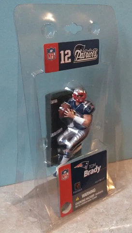 Tom Brady #12 NFL 2004 New England Patriots 3" Mini Action Figure Mcfarlane Toys Cover