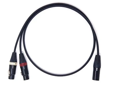 NAIM NAP 250  3 Pin XLR to 2 x Female  Mogami 2695 High Definition OFC Cable 1m - Image 1 of 4