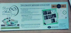🔥VINTAGE Creative Memories Stickers 1960s DECADE New in package - Picture 1 of 3
