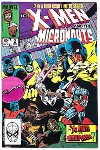 X-Men and the Micronauts Comic 2 Copper Age First Print 1984 Claremont Mantlo - Picture 1 of 12