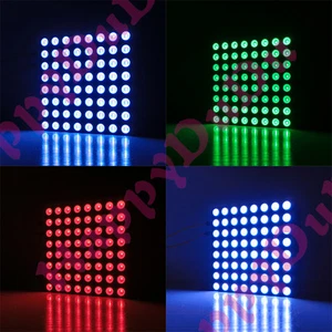 RGB 48x48mm Colorful Full Color LED 8x8 Dot Matrix Display Square Common Anode - Picture 1 of 4