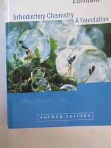 INTRODUCTORY CHEMISTRY: A FOUNDATION - FOURTH EDITION by STEVEN ZUMDAHL - HC - Picture 1 of 16