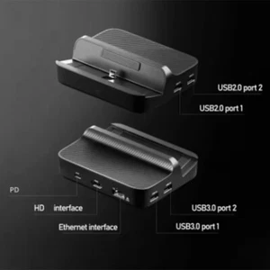 Portable Charging Dock Stand For Retroid Pocket 5 Stable Power And Data Transfer - Zdjęcie 1 z 8