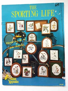 Kreatives Andenken 197 SPORTLICHES LEBEN Kreuzstich 20pg Heft 1987 17 Motive - Bild 1 von 5