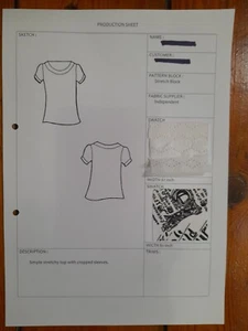 Sewing pattern - women's stretchy top - original - Size 10/12 - Picture 1 of 2