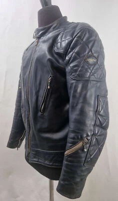 Jaqueta de Couro Lewis "Super Phantom" Vintage Anos 70 Tamanho Reino Unido 38 - Imagem 1 de 4