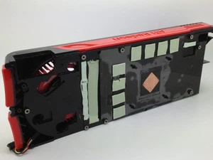 ATI public version of HD5870 1G 4 heat pipe graphics card radiator - Picture 1 of 6