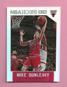 2015-16 Panini Hoops Mike Dunleavy #6 Silver #'ed 139/299 Chicago Bulls
