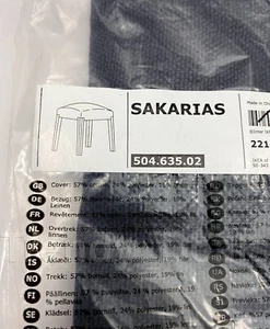 Ikea SAKARIAS Stool Removable COVER, Sporda Dark Gray 504.635.02 - NEW - Picture 1 of 3