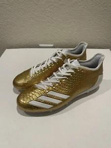 Adidas adizero 5-Star “Gold Snake” Football Cleat BW0778, US Size 9 - Picture 1 of 5