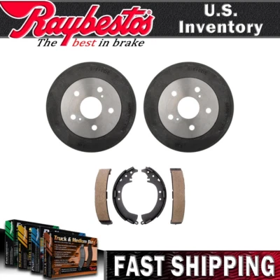 Kit de tambores de freno traseros y zapatas de freno para Toyota Solara 1999-2001 - Raybestos Foto 1 de 4