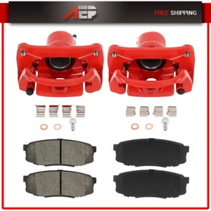For 07-17 Toyota Tundra Brake Calipers Ceramic Pad Driver & Passenger Side Rear - Foto 1 di 11