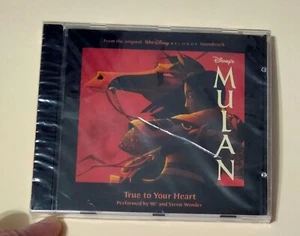 1998 Walt Disney's MULAN Sountrack TRUE TO YOUR HEART Promotional CD Sealed - Picture 1 of 6