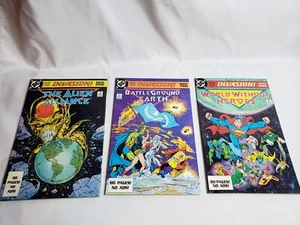Invasion #1-3 The Alien Alliance 1988 DC Comics Todd McFarlane - Picture 1 of 7