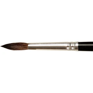 United Camel Hair Watercolor Brush Round Size 8 - Picture 1 of 1