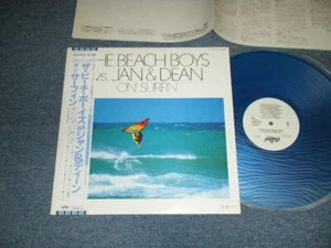 BEACH BOYS + JAN & DEAN Japan 1984 PROMO ECS-81651 BLAUWACHS NM LP + Obi ON SURFIN' - Bild 1 von 7