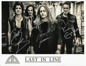 8 1/2 x 11 B&W Photo   Last In Line    Autograph {M053} - Picture 1 of 1