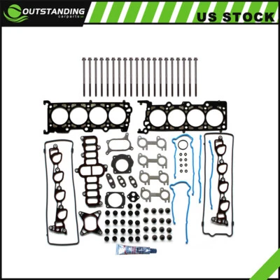 ✅Head Gasket Bolts Set Fits 95-00 Ford Crown Victoria 4.6L V8 SOHC VIN CODE "W" - Изображение 1 из 4