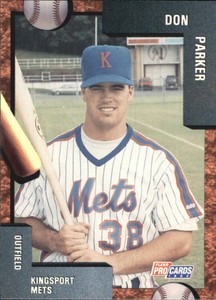 1992 Kingsport Mets Fleer/ProCards #1543 Don Parker