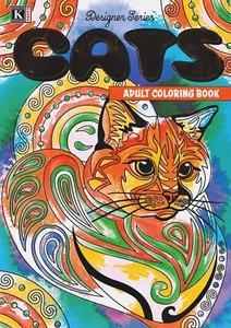 Kappa Publikation KATZEN Designer Serie Erwachsene Malbuch Stress Angst Linderung - Bild 1 von 3