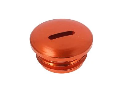 Verschlussschraube, Aluminium Orange eloxiert (Kupplungseinstellung), ohne O-Rin - Bild 1 von 2