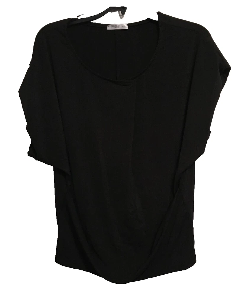 Женская рубашка Doublju, черная, большая - Изображение 1 из 3